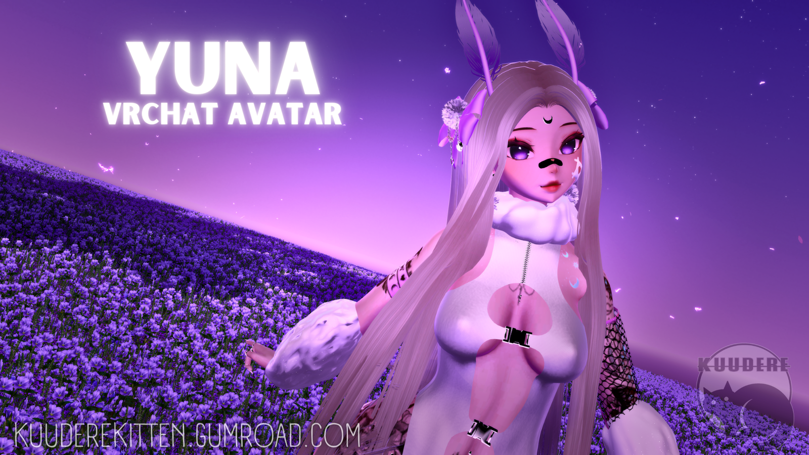Kasumi and Yuna, Female Moth Couple Avatars [PC ONLY ][SPS][VRCHAT AVATARS]