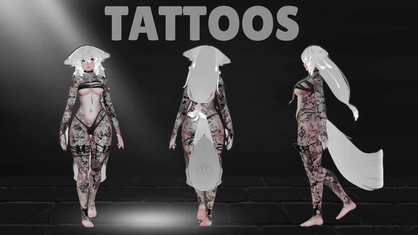 Amy, Fox E-Girl Avatar[+ OPTIMIZED][SPS][PC/QUEST][VRCHAT AVATAR]
