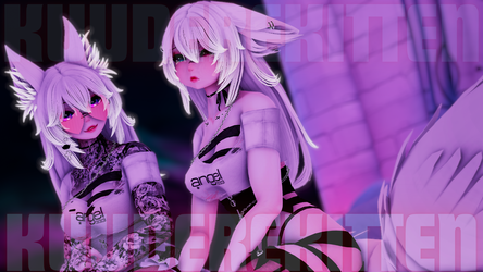 Amy, Fox E-Girl Avatar[+ OPTIMIZED][SPS][PC/QUEST][VRCHAT AVATAR]