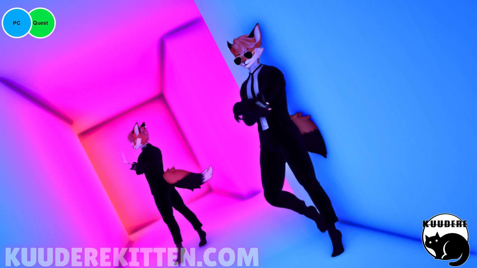 Sky, Male Furry Fox Avatar [SPS][PC/QUEST][VRCHAT AVATAR]