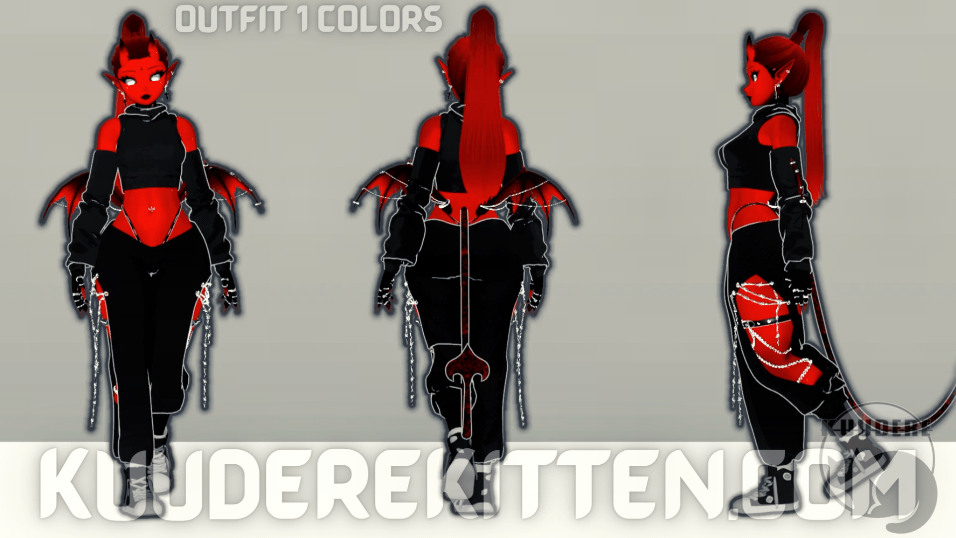Hanah, Succubus Imp Girl Avatar [PC ONLY][+OPTIMIZED][SPS][VRCHAT AVATAR]