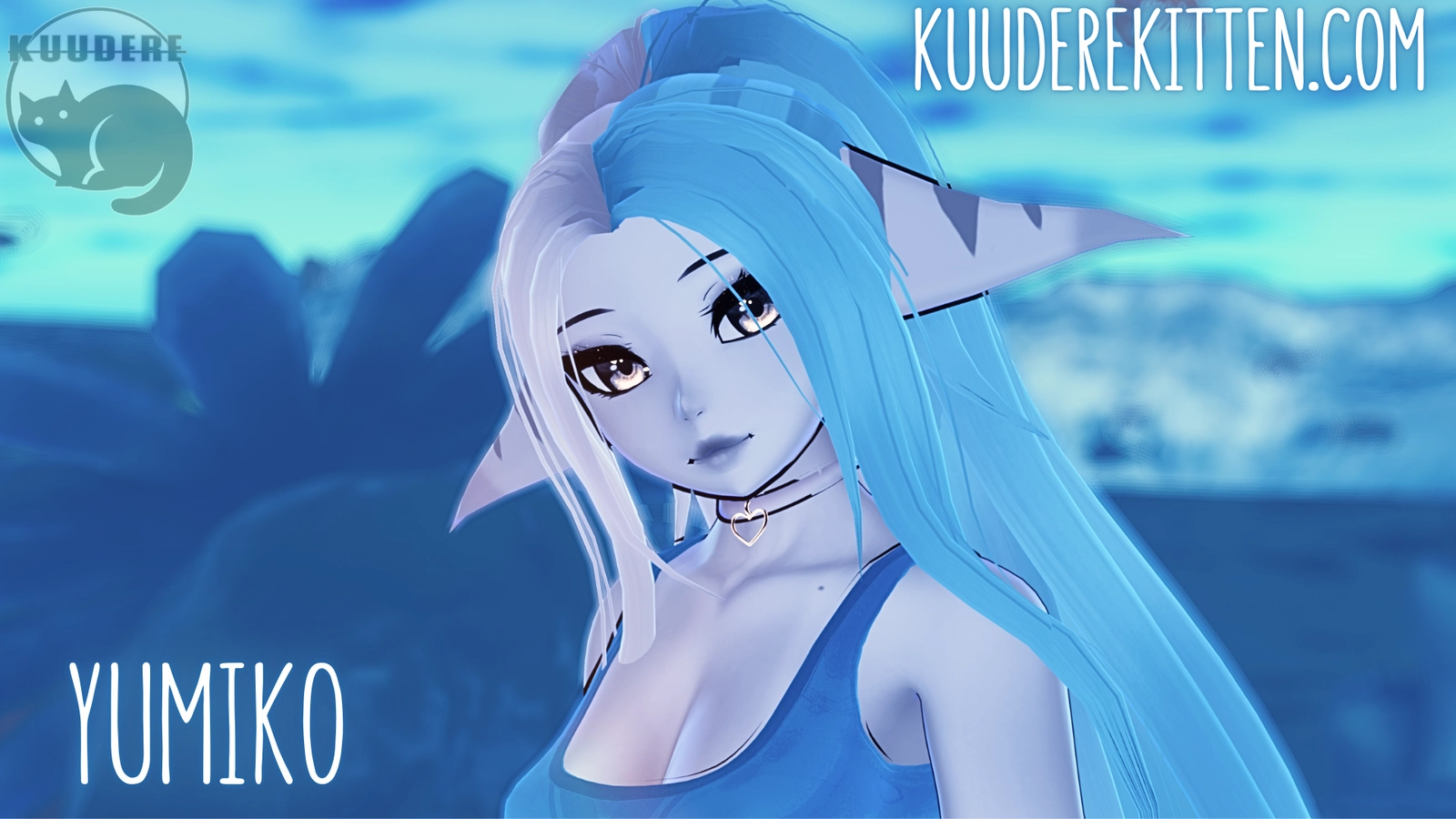 Yumiko Shark Girl Avatar [PC ONLY][+OPTIMIZED][SPS][VRCHAT AVATAR]