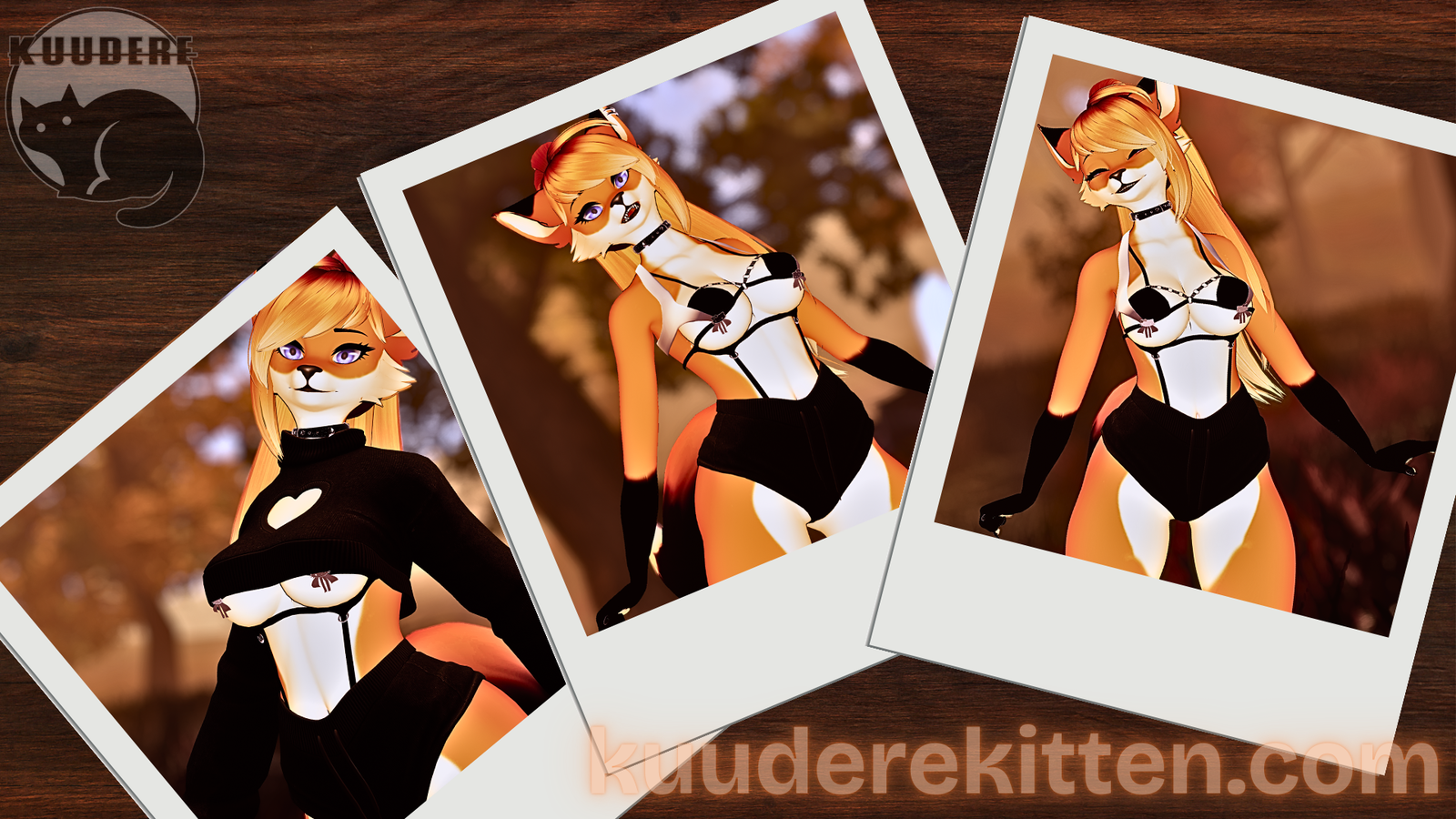 Maple. Furry Fox Girl Avatar [PC+QUEST][SPS][VRCHAT AVATAR]