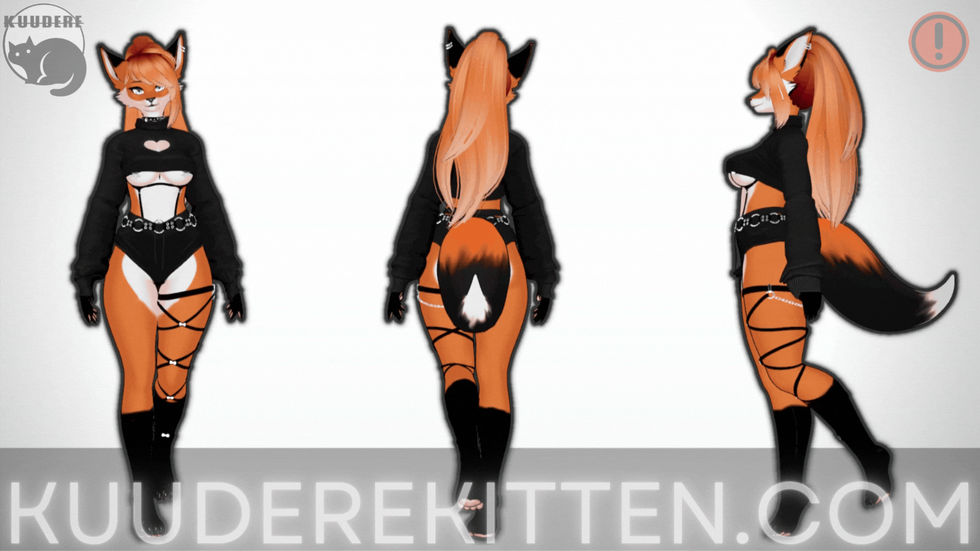 Maple. Furry Fox Girl Avatar [PC+QUEST][SPS][VRCHAT AVATAR]