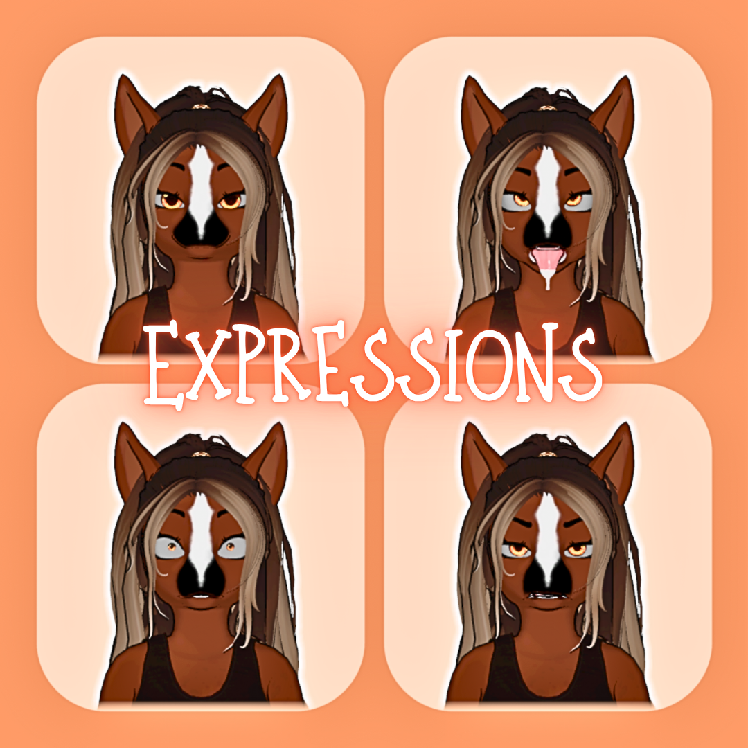 Becky, Western Furry Horse Girl  [PC/QUEST][VRCHAT AVATAR]