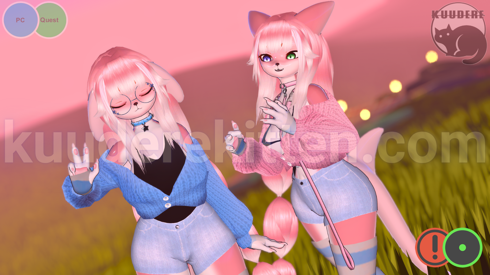 Aqua, Furry Cat Shark Girl Avatar [+ OPTIMIZED][SPS][PC/QUEST][VRCHAT AVATAR] 
