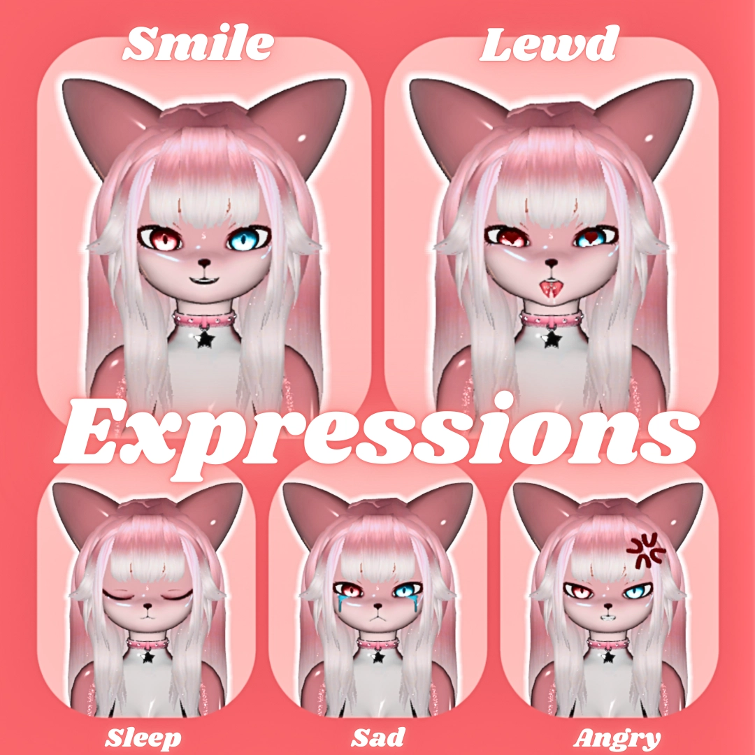 Aqua, Furry Cat Shark Girl Avatar [+ OPTIMIZED][SPS][PC/QUEST][VRCHAT AVATAR] 