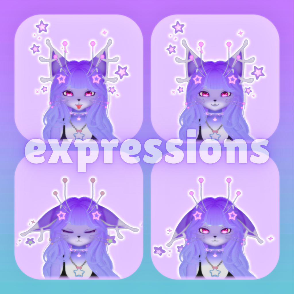 Aurora, RGB Space Cat Alien Furry Avatar [SPS][PC/QUEST][VRCHAT AVATAR]