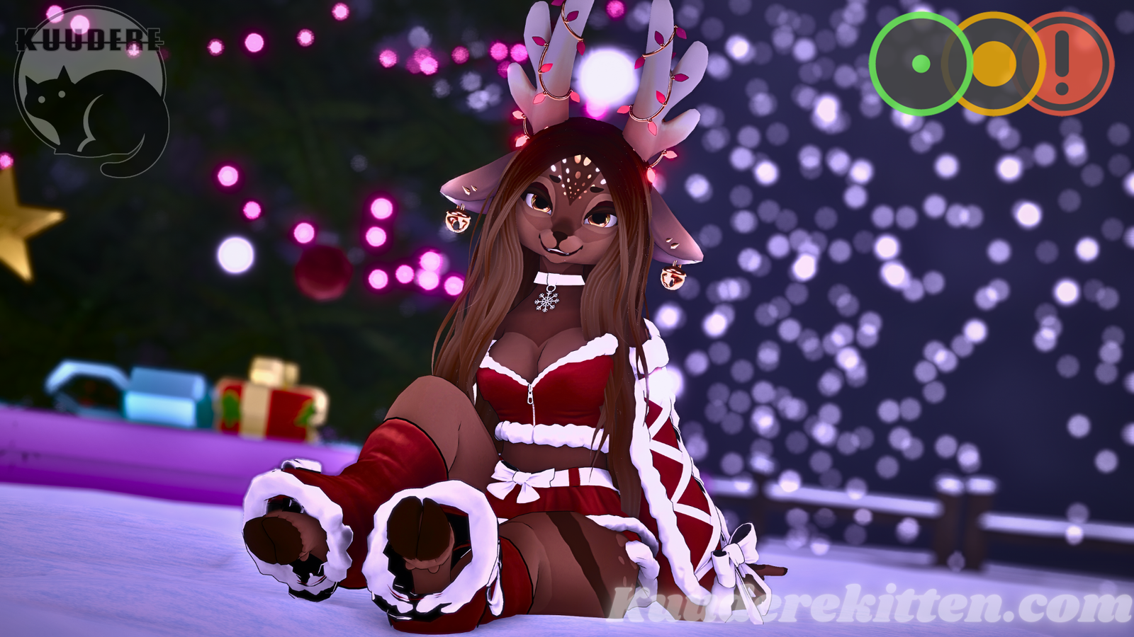 Cocoa, the Reindeer Furry Avatar [+OPTIMIZED][PC ONLY][SFW][VRCHAT AVATAR]