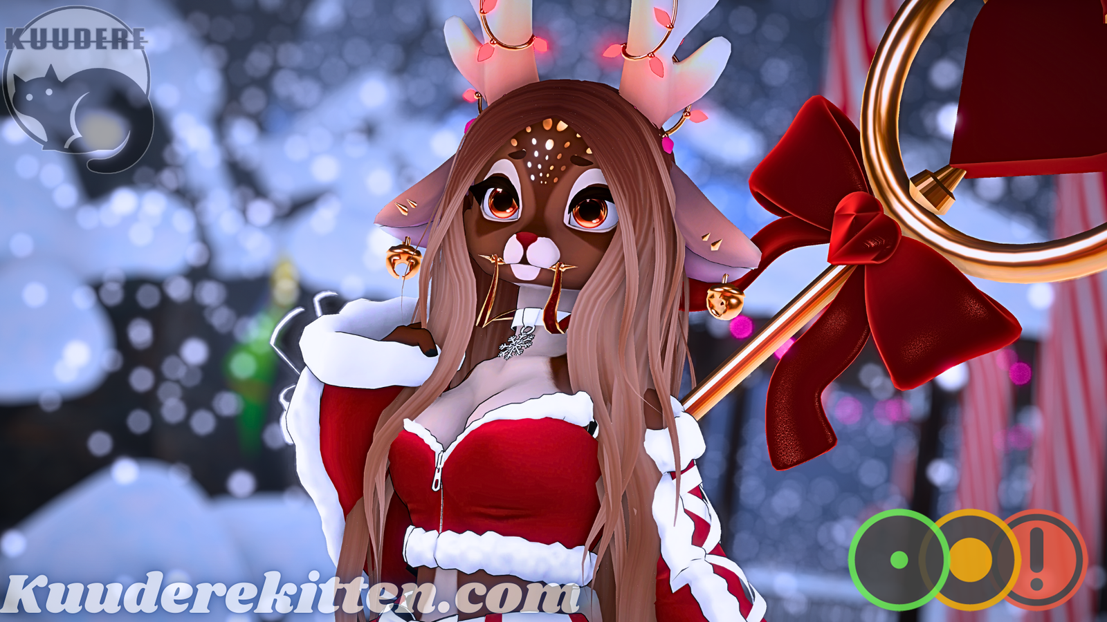 Cocoa, the Reindeer Furry Avatar [+OPTIMIZED][PC ONLY][SFW][VRCHAT AVATAR]
