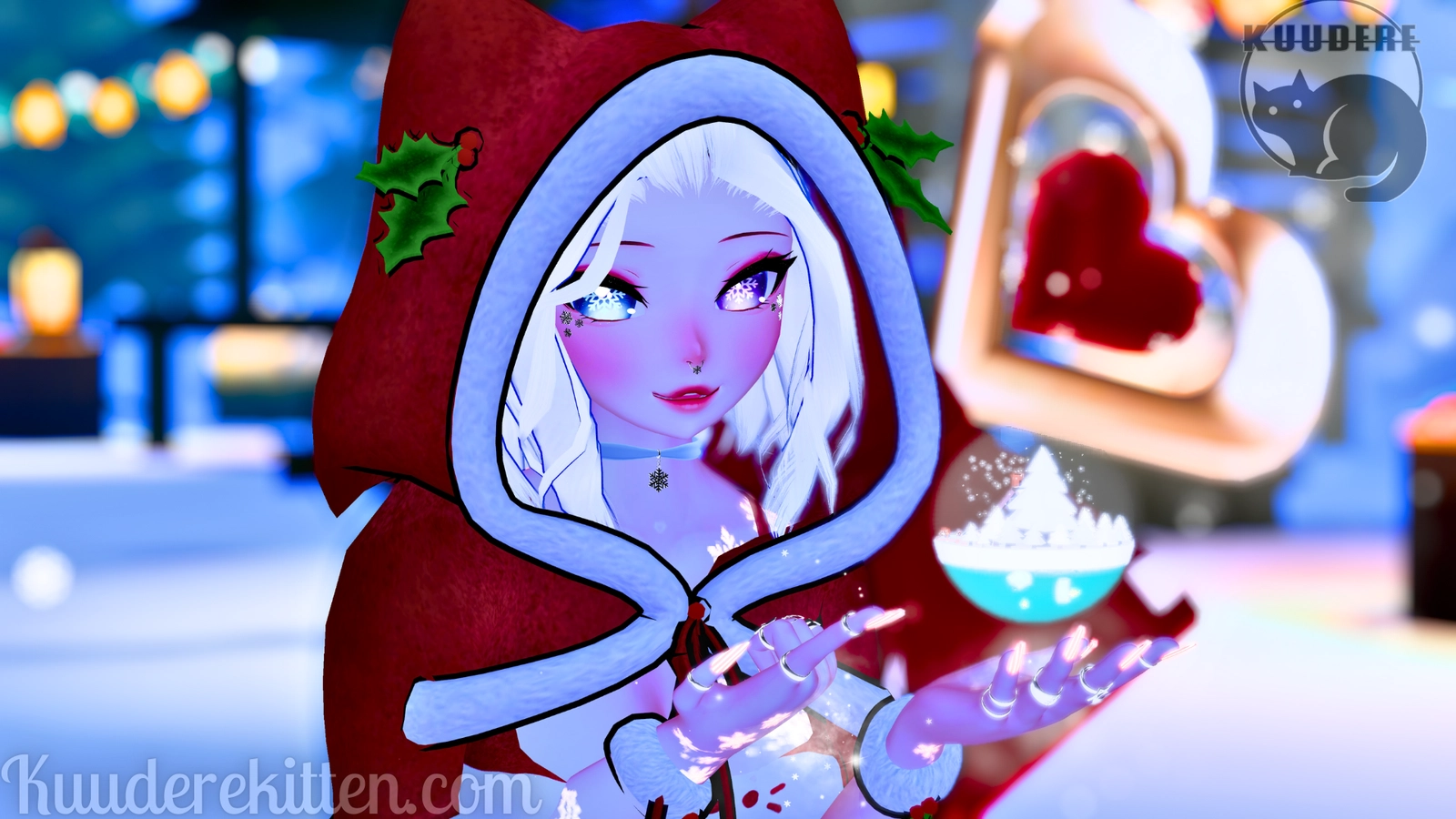 Wishes, Christmas Kitten Avatar [INCLUDES OPTIMIZED] [PC ONLY][SPS][VRCHAT AVATAR]