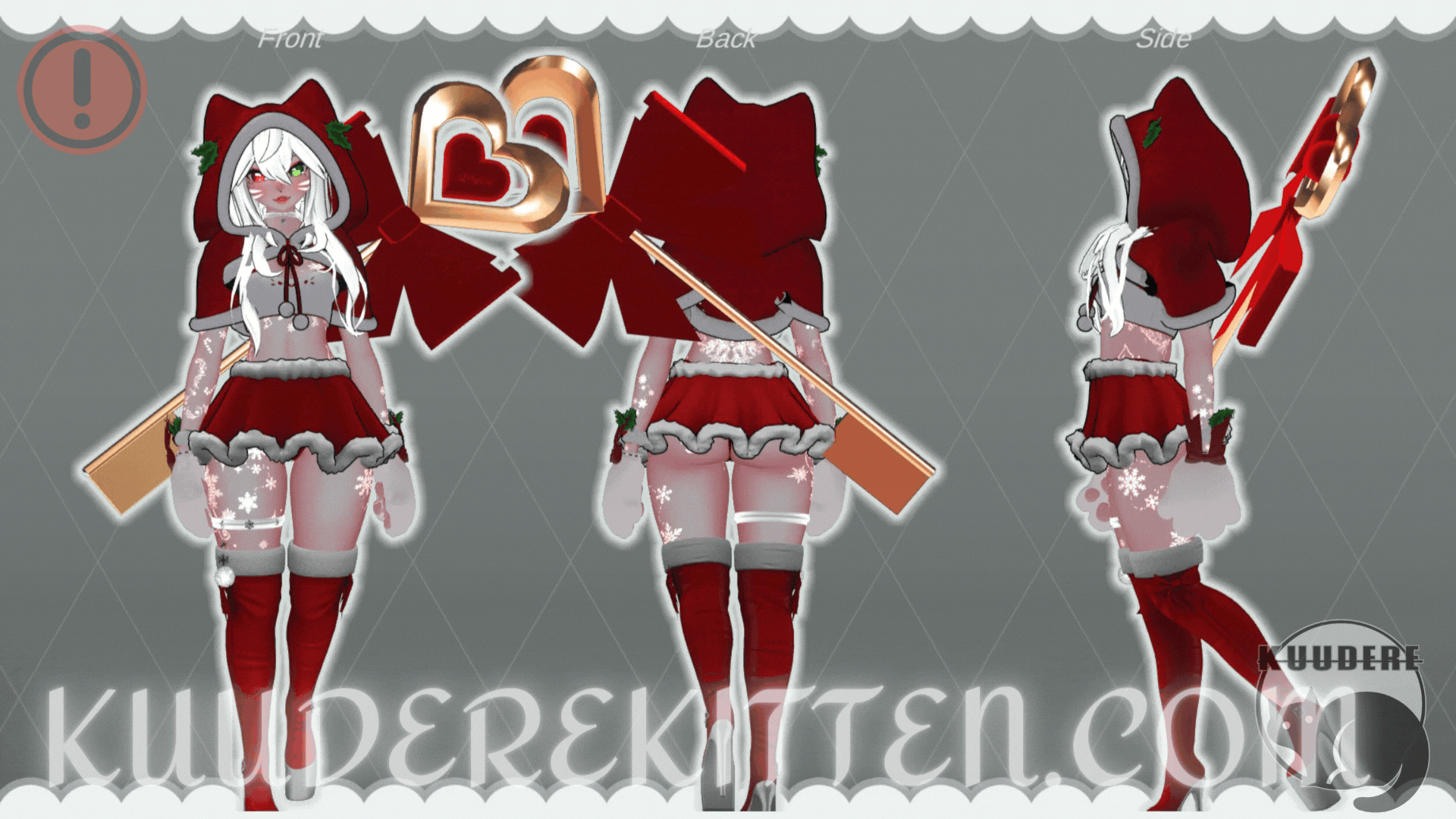 Wishes, Christmas Kitten Avatar [INCLUDES OPTIMIZED] [PC ONLY][SPS][VRCHAT AVATAR]