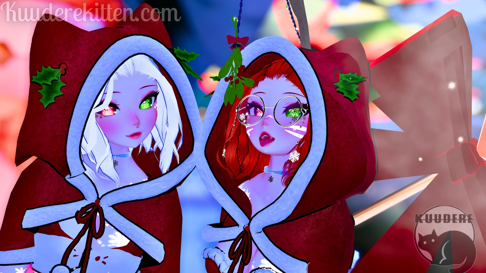 Wishes, Christmas Kitten Avatar [INCLUDES OPTIMIZED] [PC ONLY][SPS][VRCHAT AVATAR]
