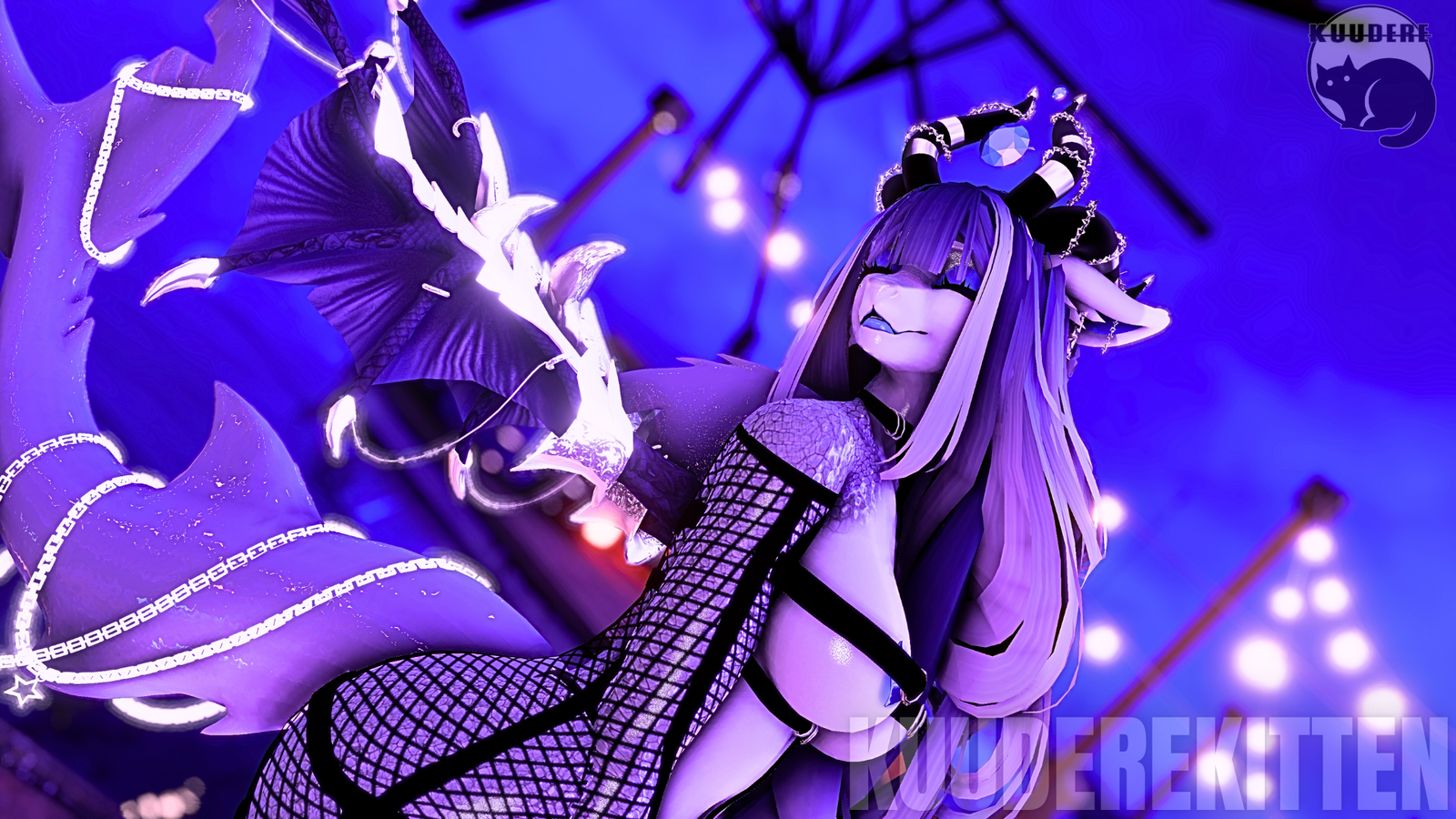 Vaelyra, Shark Dragoness Avatar [SPS][PC/QUEST][VRCHAT AVATAR]