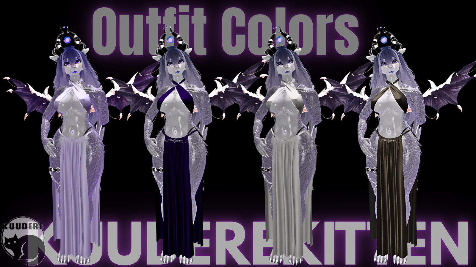 Vaelyra, Shark Dragoness Avatar [SPS][PC/QUEST][VRCHAT AVATAR]