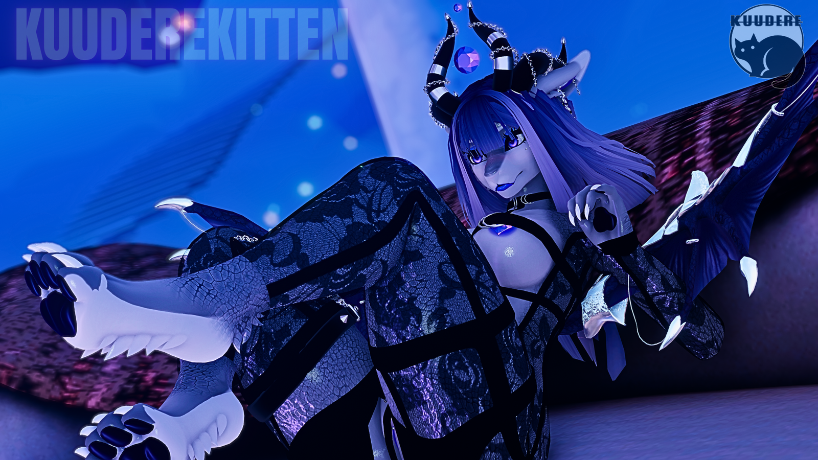Vaelyra, Shark Dragoness Avatar [SPS][PC/QUEST][VRCHAT AVATAR]