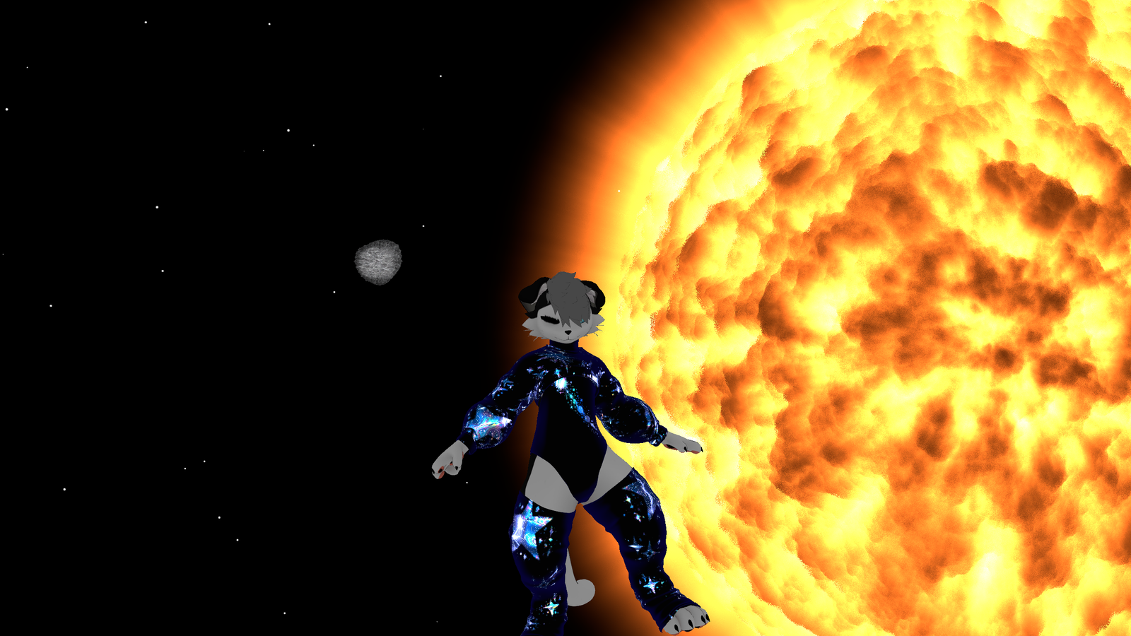 Cosmic Nightfall Texture for Mayu Night Out Clothes by Ivri