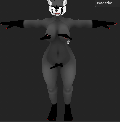 Raccoon Texture For Ghostly Red Panda 18+