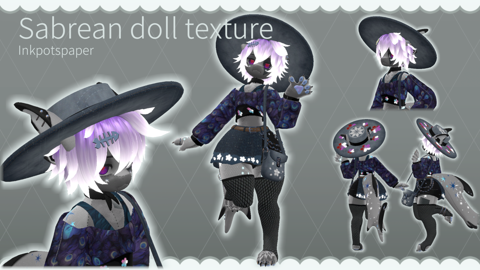Sabrean Shark Doll Texture