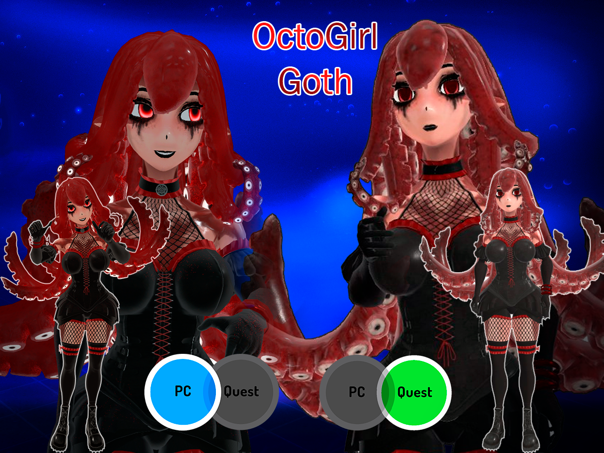 Octopus Goth Girl PC | Quest
