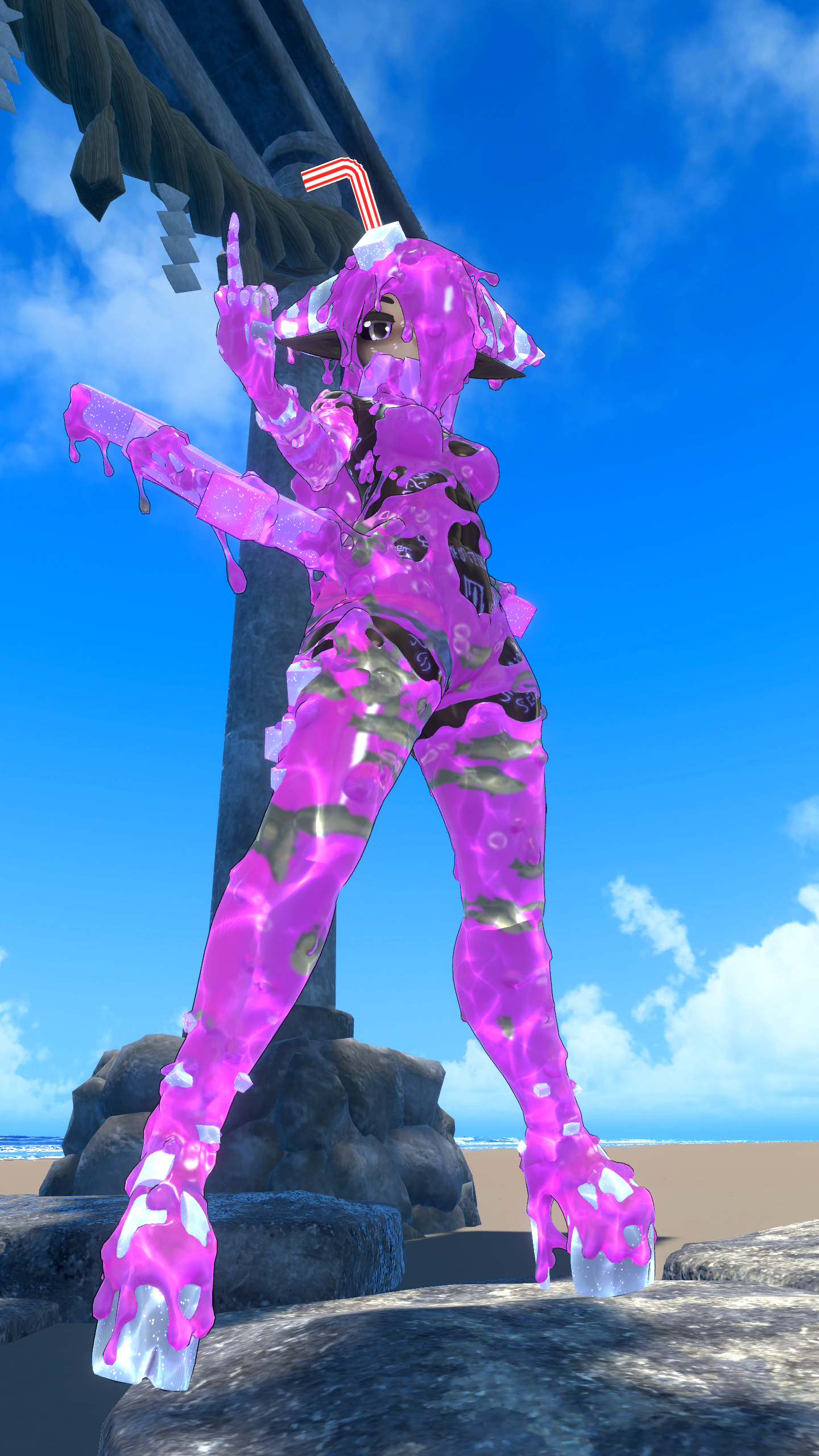 Aqua goona material [VRC] for Shoggoth