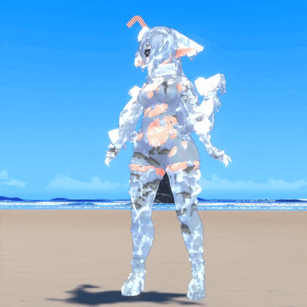 Aqua goona material [VRC] for Shoggoth