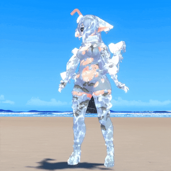 Aqua goona material [VRC] for Shoggoth