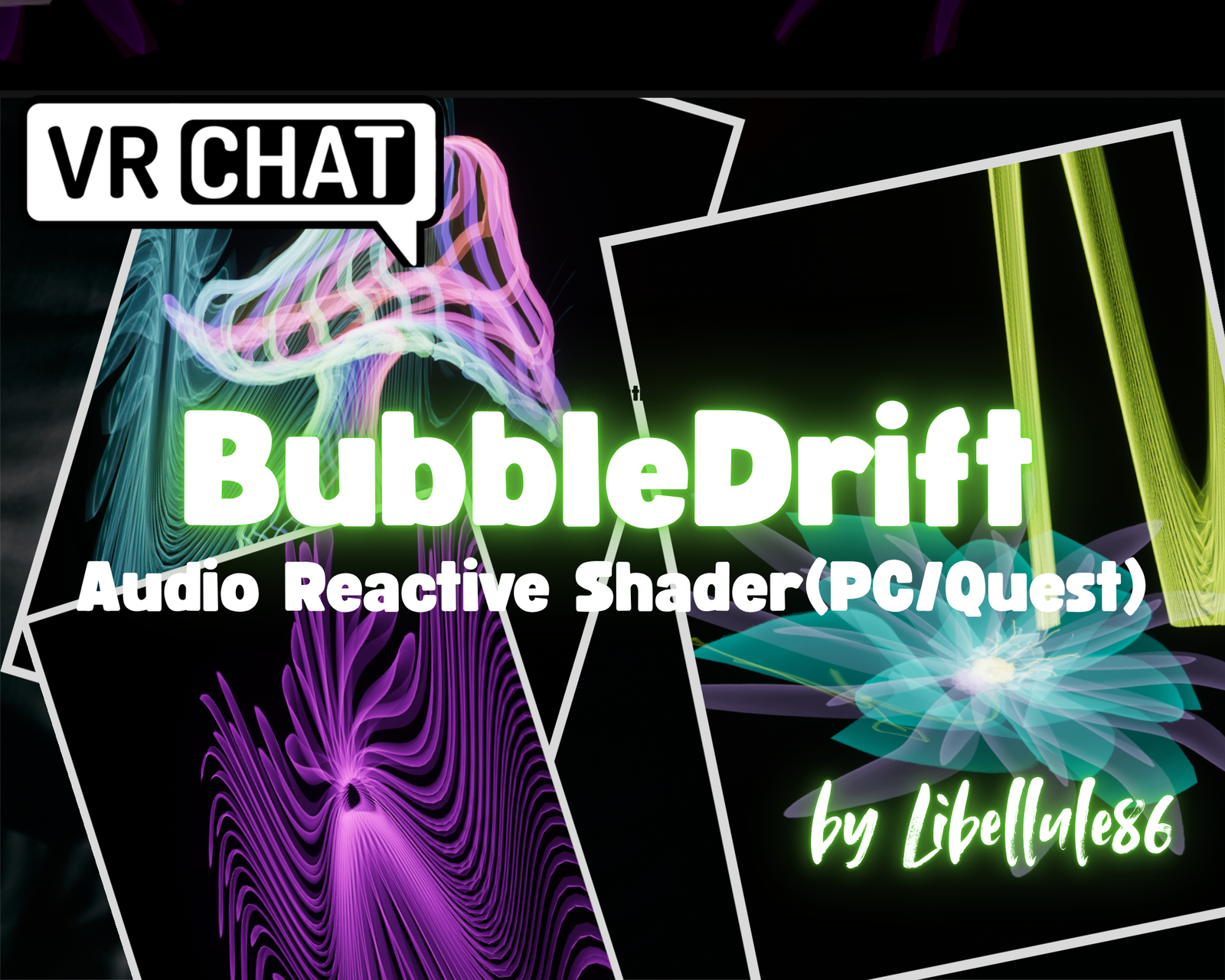🫧 BubbleDrift — Soft Audio-Reactive Bubble Shader