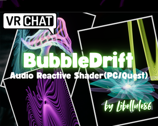 🫧 BubbleDrift — Soft Audio-Reactive Bubble Shader