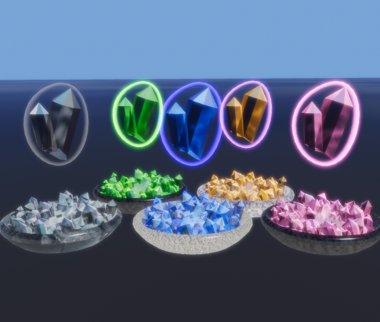 Floating Crystals