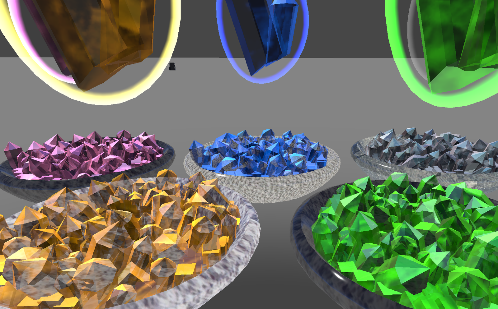 Floating Crystals
