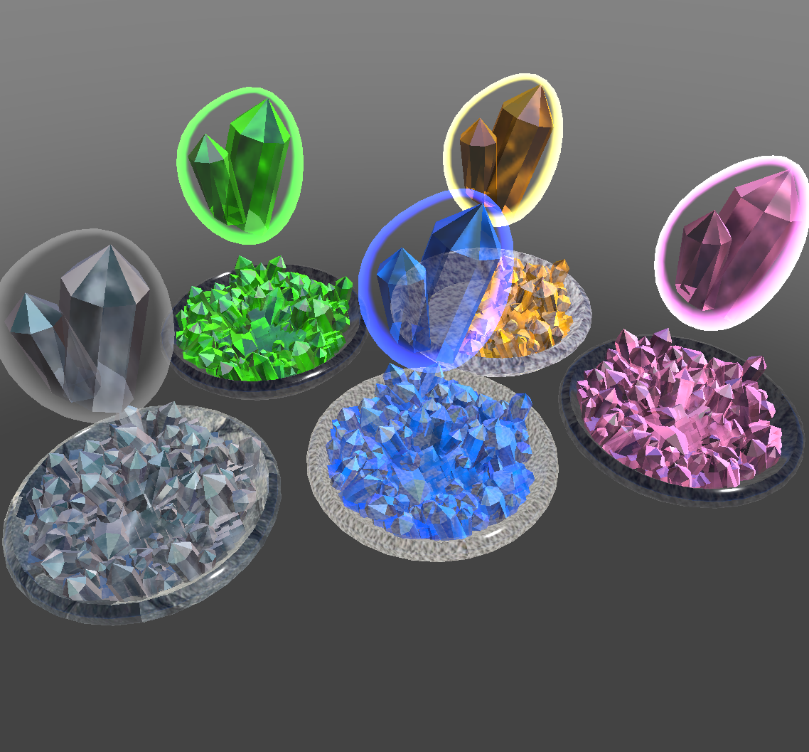 Floating Crystals