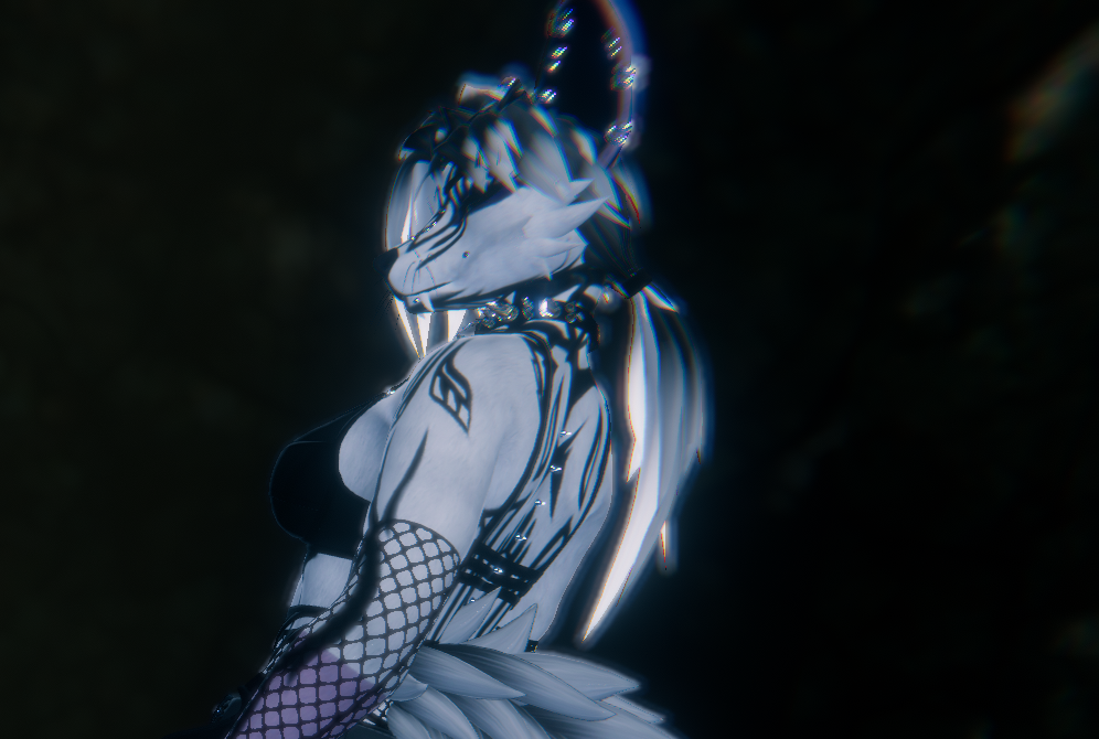 Sideswept Ponytail for Pepper Possum (Can be refit)