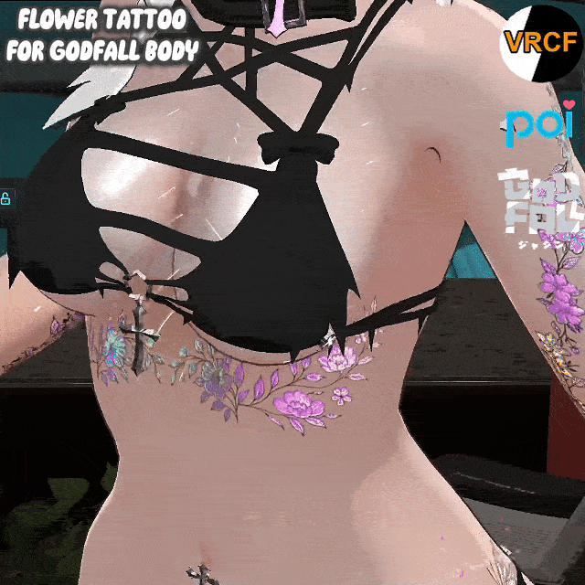 Flower Tattoo [ Godwhisper | GodRunner | GodMagician | GodRevenger ]