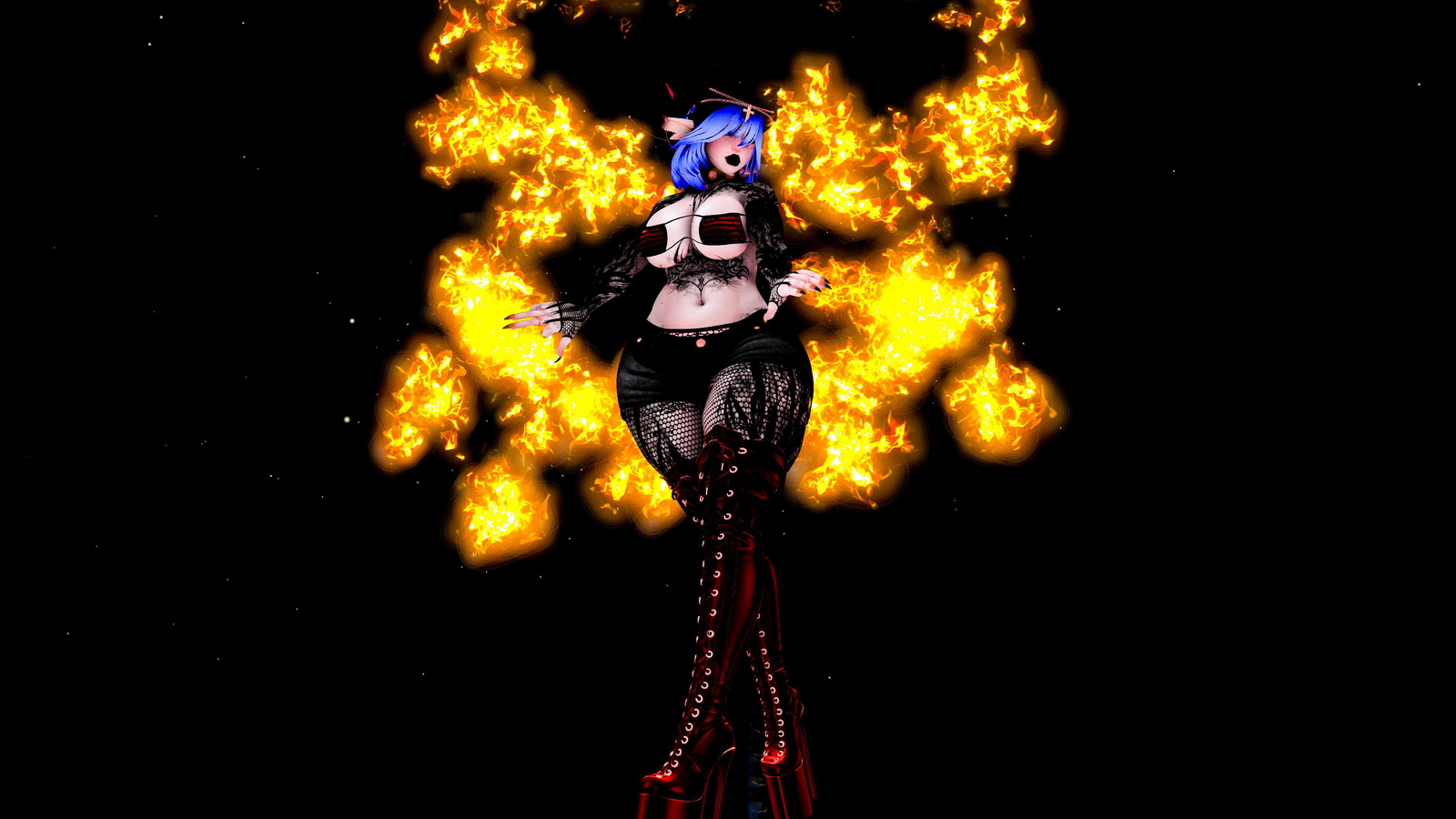 ⋆˙⟡Moonfyre, PC & Quest (BEING FIXED), Genderfluid , SFW, COLLAB MODEL⋆˙⟡