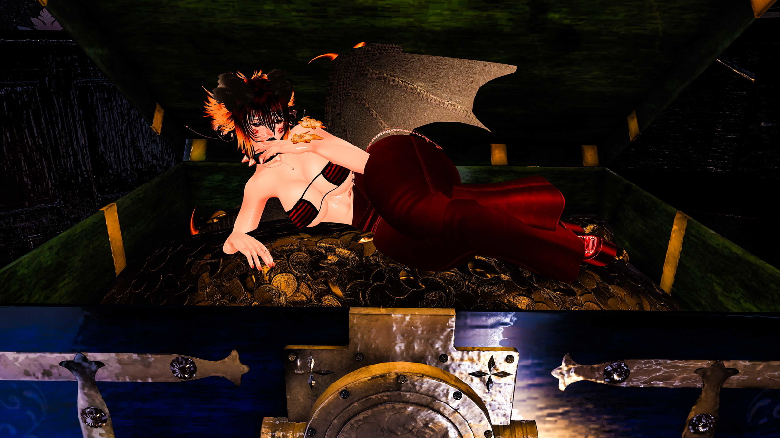 ⋆˙⟡Moonfyre, PC & Quest (BEING FIXED), Genderfluid , SFW, COLLAB MODEL⋆˙⟡