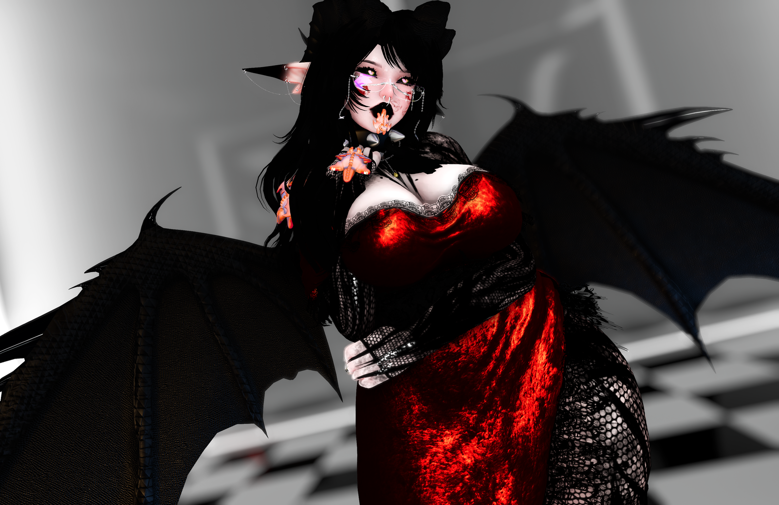 ⋆˙⟡Moonfyre, PC & Quest (BEING FIXED), Genderfluid , SFW, COLLAB MODEL⋆˙⟡