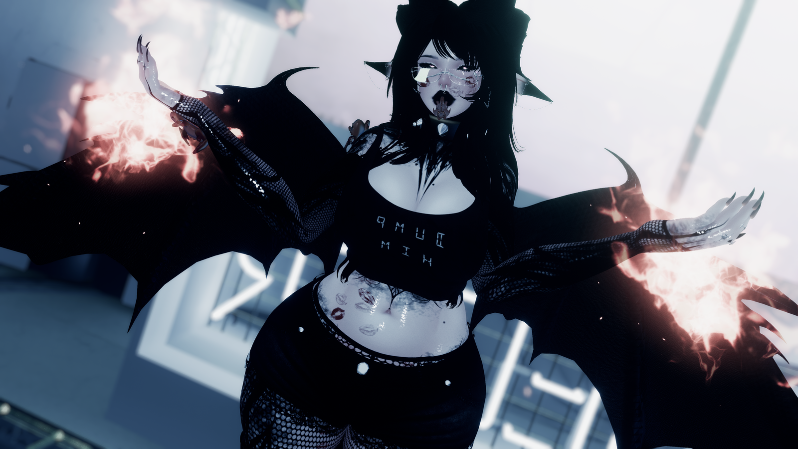 ⋆˙⟡Moonfyre, PC & Quest (BEING FIXED), Genderfluid , SFW, COLLAB MODEL⋆˙⟡
