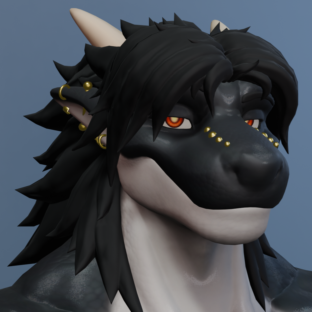 Industrial Piercings for Alber Draconian