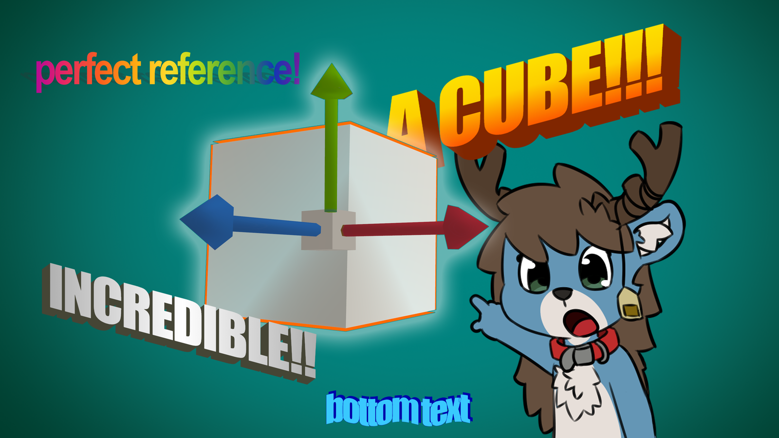 ⌬ Better Reference Cube ⌬ - Avatar Follower + Seat - Quest Compatible