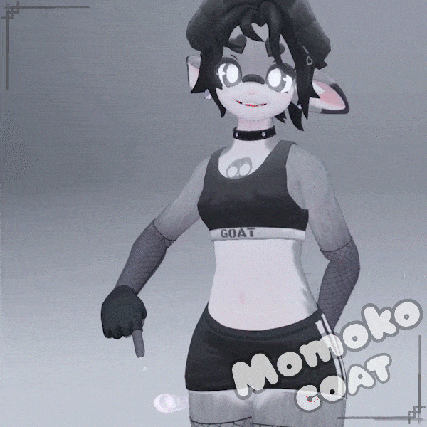 Momoko Goat - VRChat Goat Furry Model/Avatar