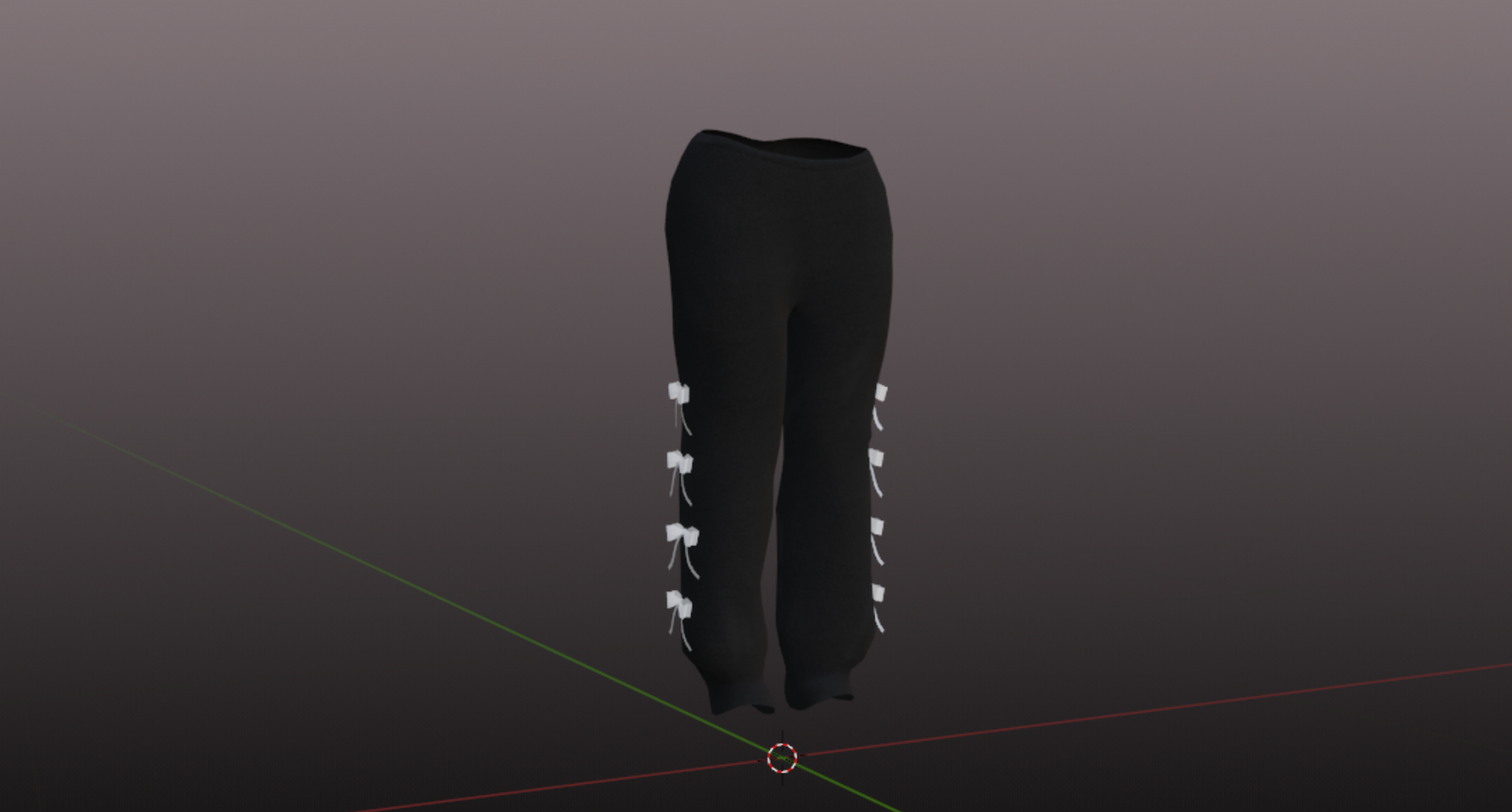 Baggy Pants With Bows