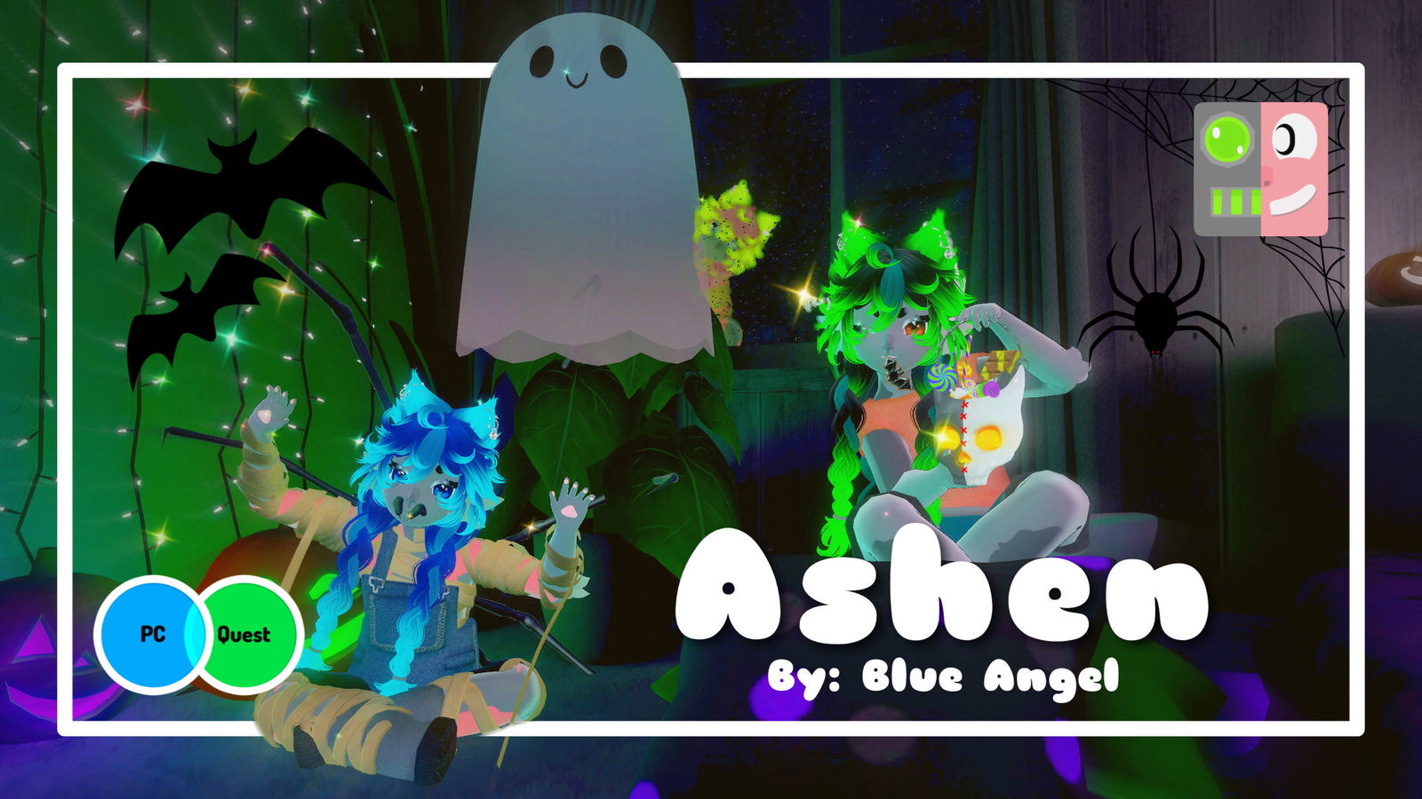 Ashen the Mummy Wolf Spider Furry Chibi! | PC & Quest & FT | Collab w/SillyLoona