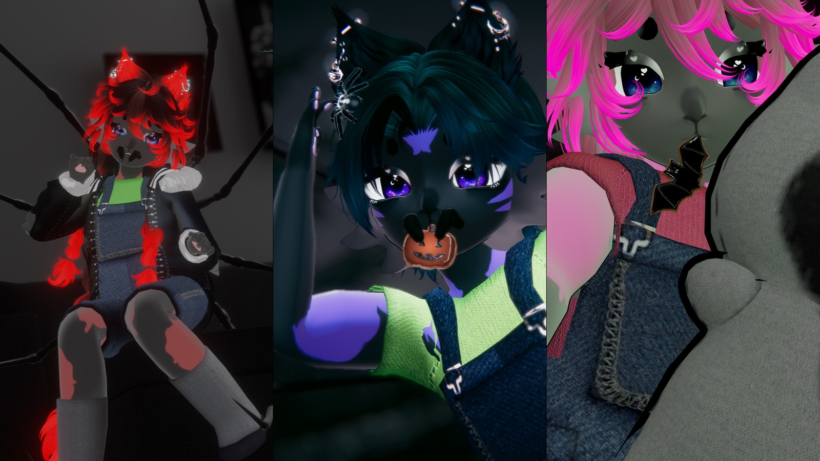Ashen the Mummy Wolf Spider Furry Chibi! | PC & Quest & FT | Collab w/SillyLoona