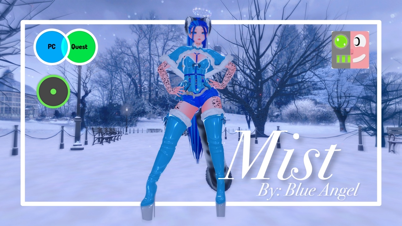 Mist the Winter Snow Leopard! (w/Opti)| PC & Quest & FT