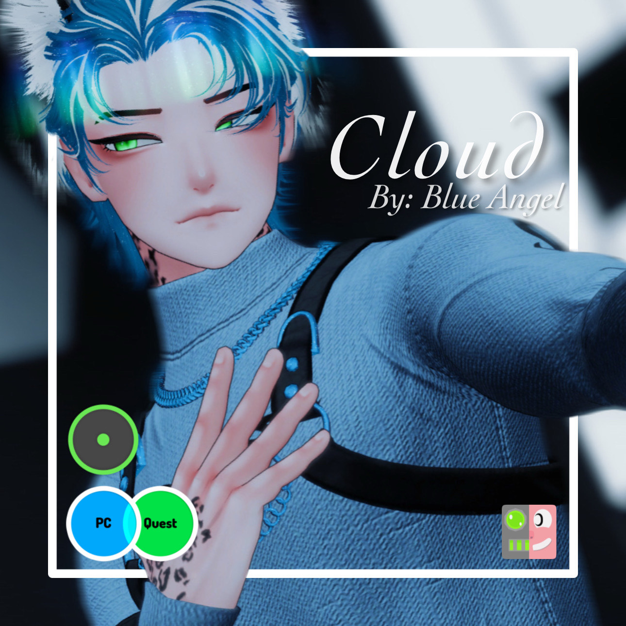 Cloud the Winter Snow Leopard (w/Opti) | PC & Quest & FT