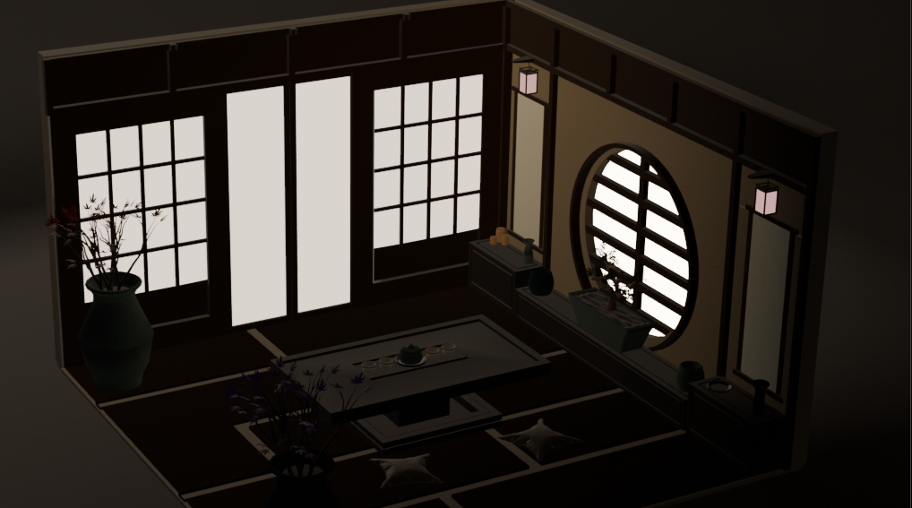 ✨ 3D Chinese-Style Room ✨