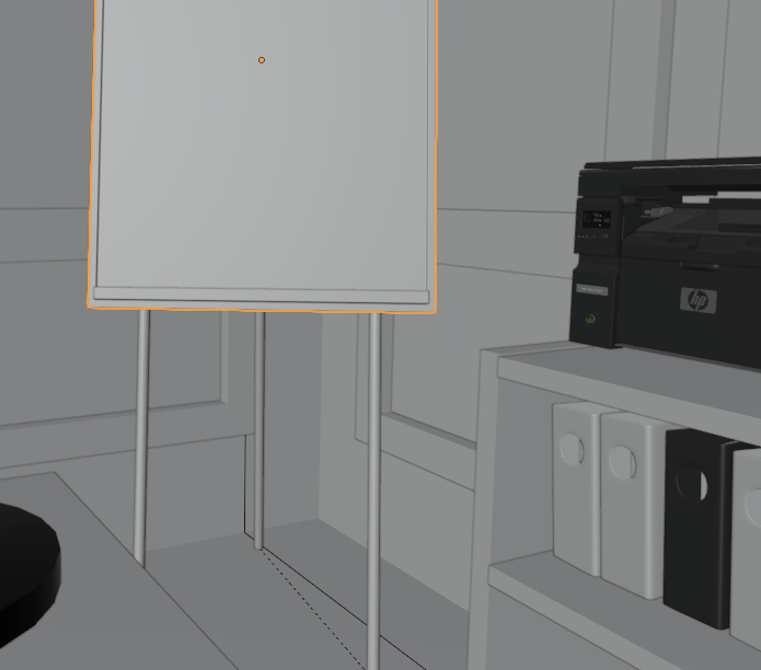 Mini Office 3D Model – Blender Scene