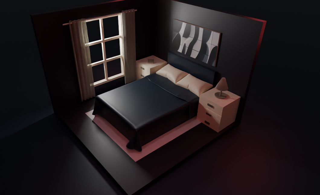 π‘ 3D Bedroom Scene β Ready for Your Projects! ποΈ