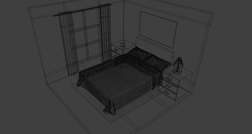 π‘ 3D Bedroom Scene β Ready for Your Projects! ποΈ